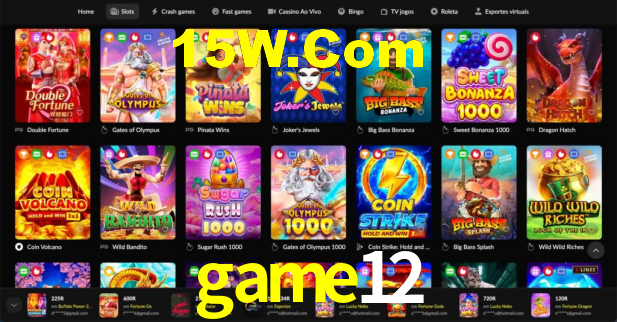 Apostas com odds competitivas na game12